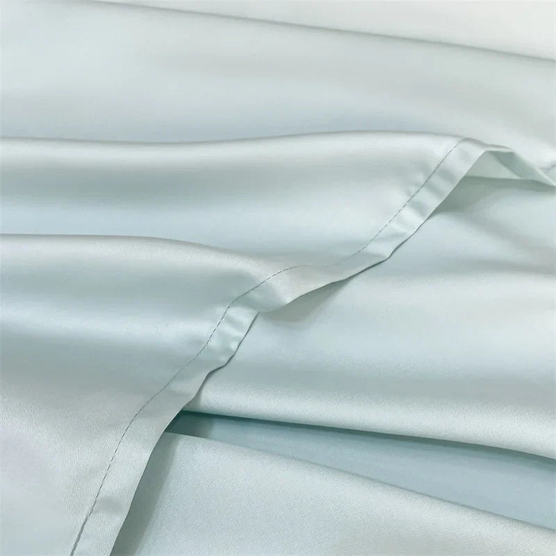 Organic Bamboo Bedding Set | Luxury Cooling Fitted & Flat Sheets, Silky Soft Pillowcase  Dream Tech Sleep