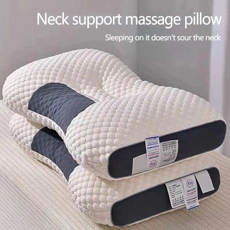 Cervical Orthopedic Neck Pillow Soybean Fiber Massage Pillow Core  Dream Tech Sleep
