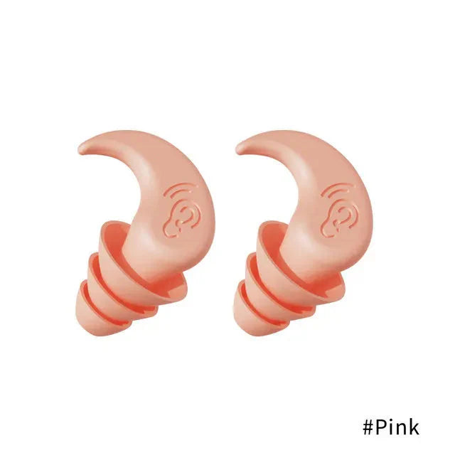 Anti Noise Silicone Earplug Sleep Noise Reduction Ear Plug Canceling Soundproof Ear Plugs Waterproof Swimming Soft Ear Protector  Dream Tech Sleep
