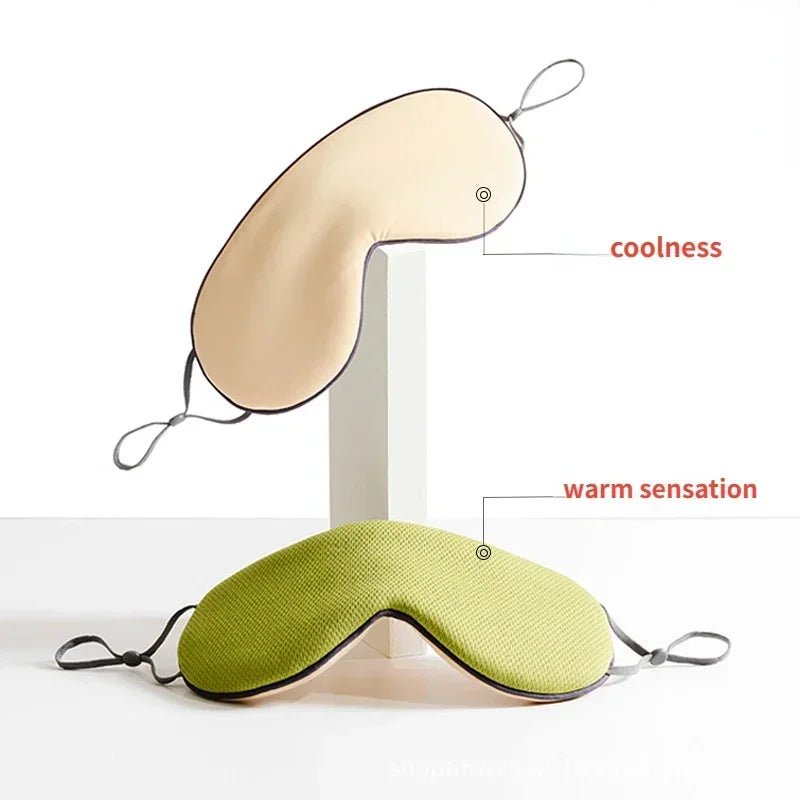 Silk Cotton Padded Eye Mask | Full Cover Light Block, Warm & Cold  Dream Tech Sleep