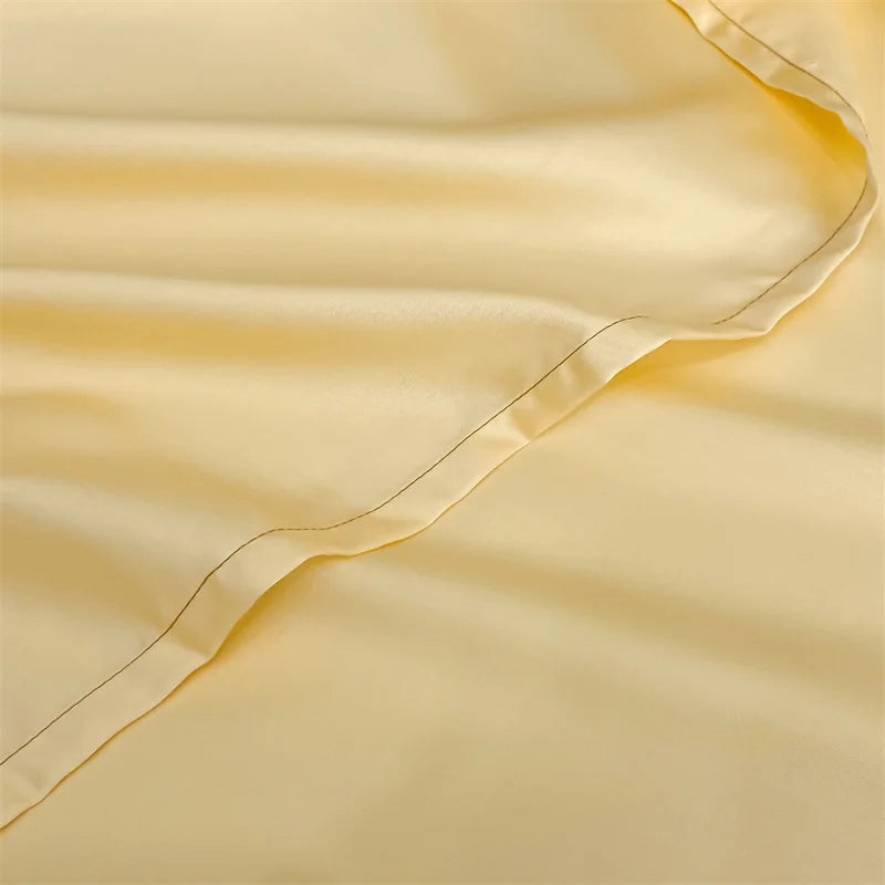 Organic Bamboo Bedding Set | Luxury Cooling Fitted & Flat Sheets, Silky Soft Pillowcase  Dream Tech Sleep