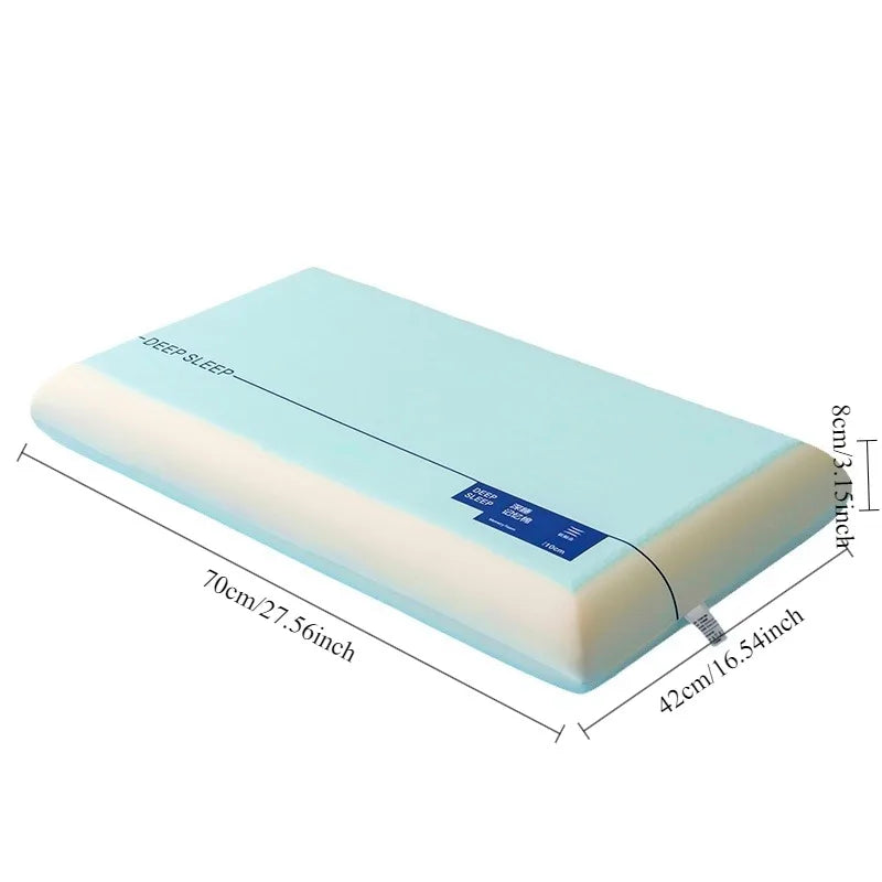 1pcs Gel Memory Foam Pillow with Slow Rebound & Cooling Effect Orthopedic Neck Support Pillow for Sleeping Ergonomic Design  My Store