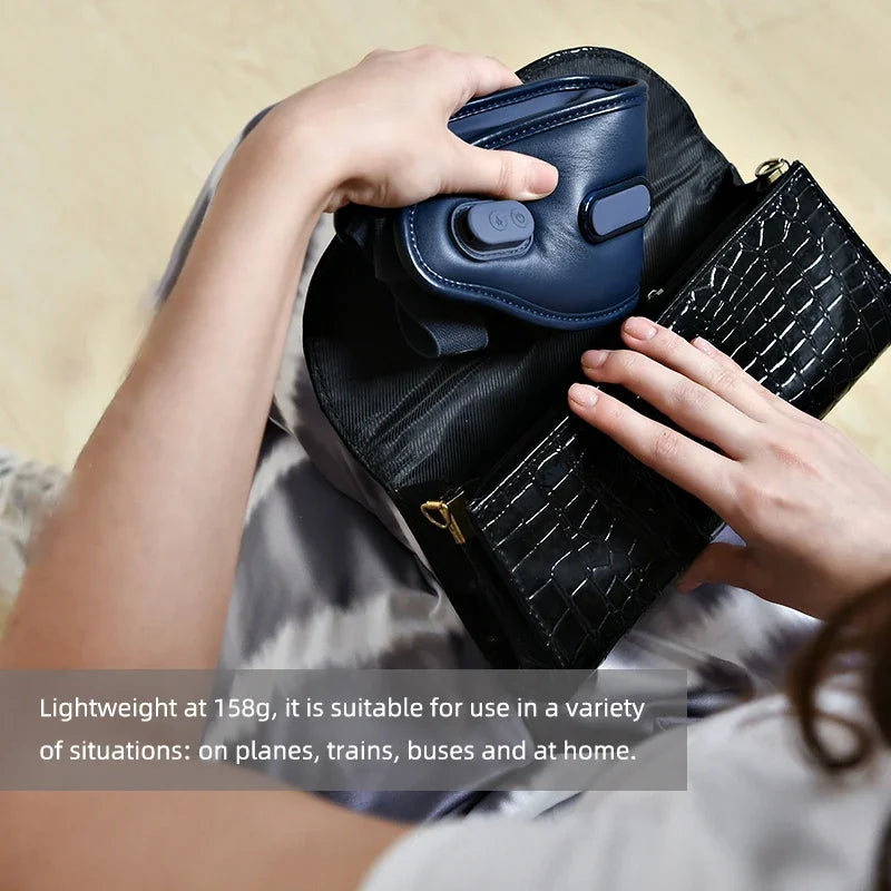 Smart Eye Massager – Rechargeable Heated Eye Massage for Better Sleep

