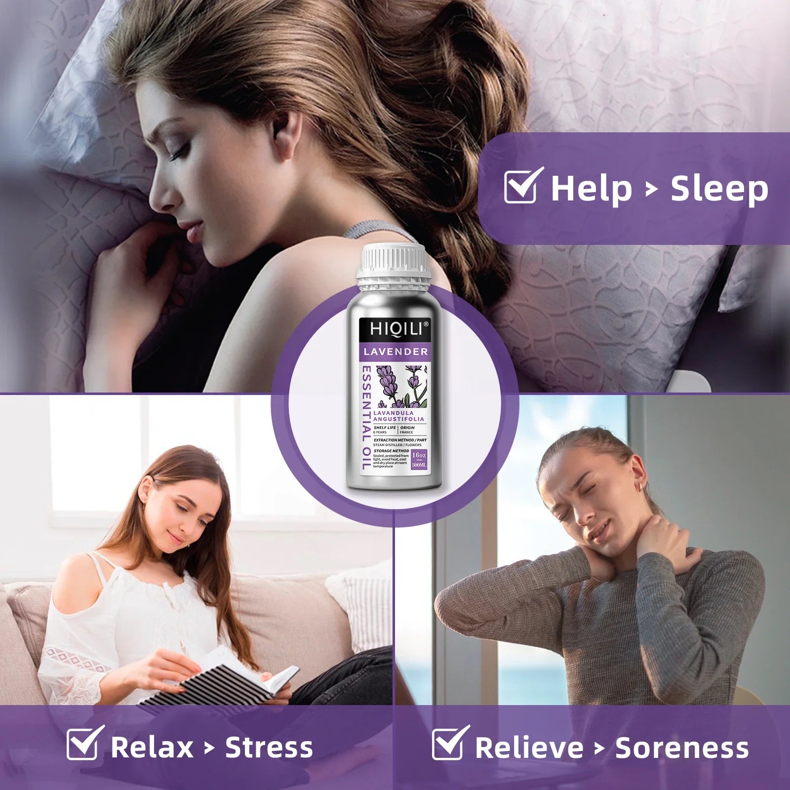 Lavender Essential Oils, 100% Pure for Aromatherapy  Dream Tech Sleep