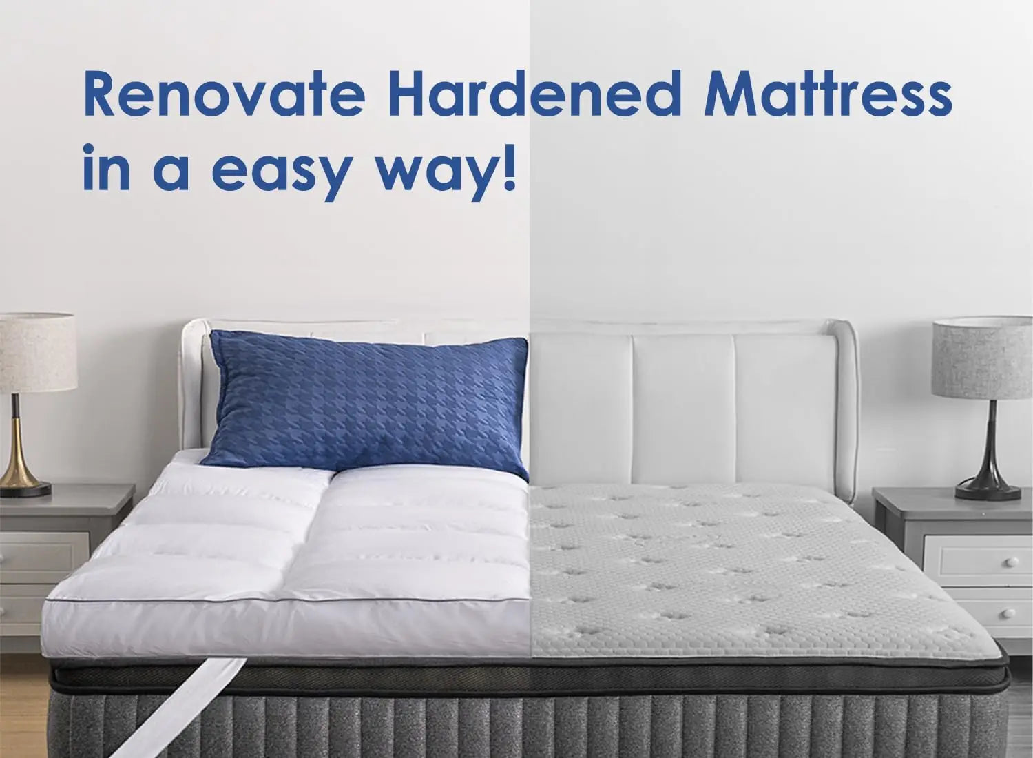 Cooling Pillow Top Mattress Topper  My Store