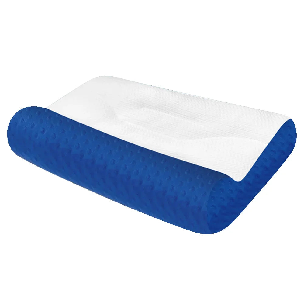 Ergonomic Goose Down Pillow with Memory Foam for Cervical Support  Dream Tech Sleep