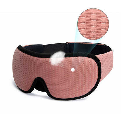 3D Sleeping Mask Block Out Light Soft Padded Sleep Mask For Eyes Slaapmasker Eye Shade Blindfold Sleeping Aid Face Mask Eyepatch  My Store