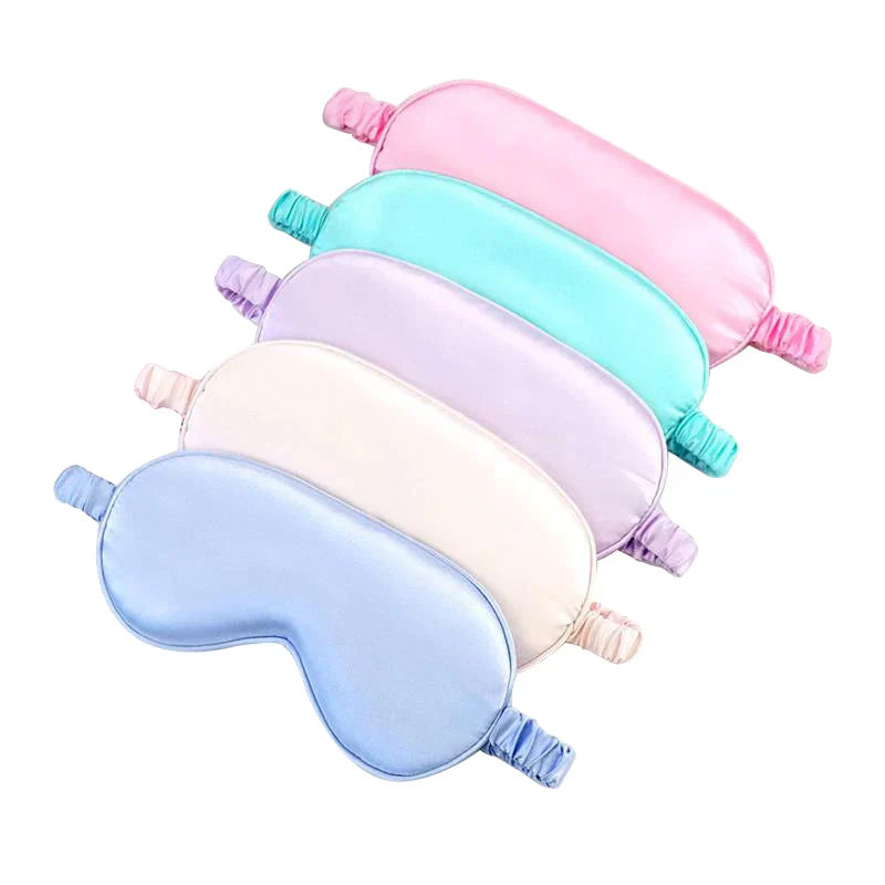 Imitated Silk Eye Mask | Breathable, Soft Comfort for Sleep & Travel  Dream Tech Sleep
