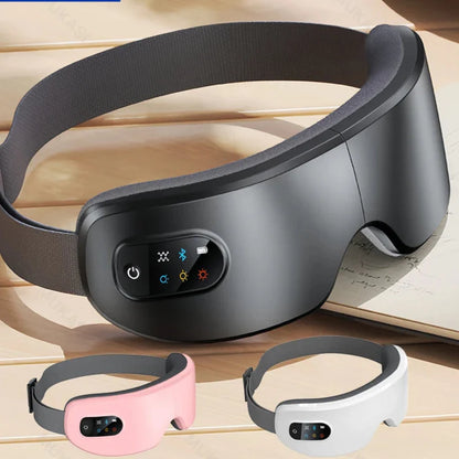 MUKASI Eye Massager with Vibration Bluetooth Music, Smart Massage Eye Mask for Eye Relax, Reduce Eye Strain, Improve Sleep  Dream Tech Sleep