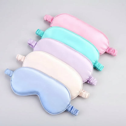 Imitated Silk Eye Mask | Breathable, Soft Comfort for Sleep & Travel  Dream Tech Sleep