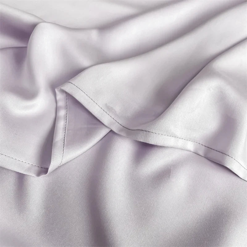 Organic Bamboo Bedding Set | Luxury Cooling Fitted & Flat Sheets, Silky Soft Pillowcase  Dream Tech Sleep