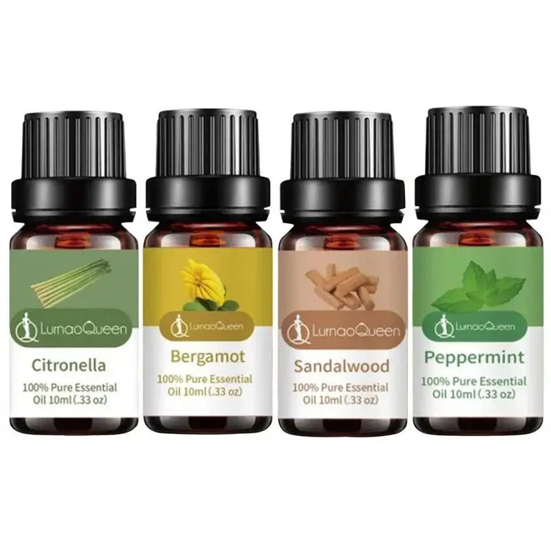 Citronella, Bergamot, Sandalwood, Peppermint Essential Oil Set  Dream Tech Sleep