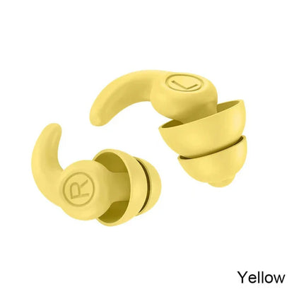 Anti Noise Silicone Earplug Sleep Noise Reduction Ear Plug Canceling Soundproof Ear Plugs Waterproof Swimming Soft Ear Protector  Dream Tech Sleep