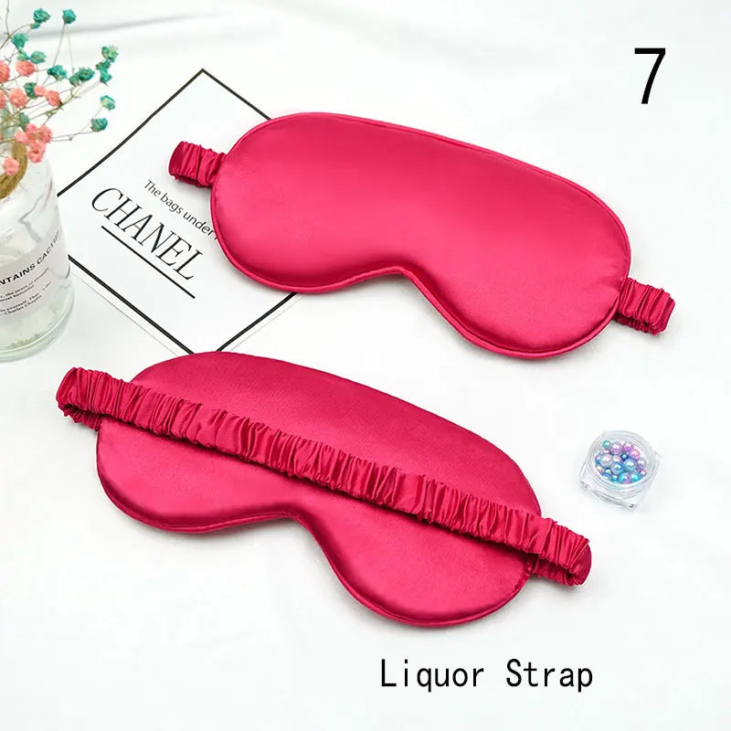 Imitated Silk Eye Mask | Breathable, Soft Comfort for Sleep & Travel  Dream Tech Sleep
