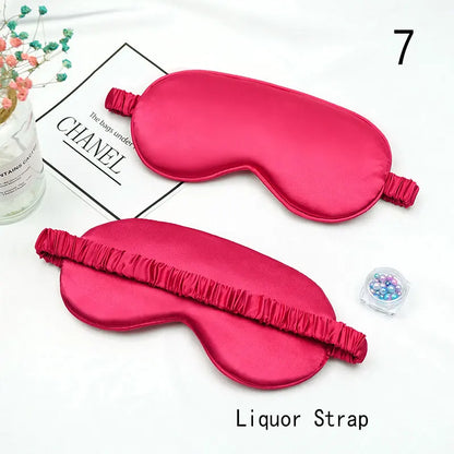 Imitated Silk Eye Mask | Breathable, Soft Comfort for Sleep & Travel  Dream Tech Sleep