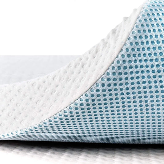 High Density Gel-Infused Memory Foam Mattress Topper – Cooling Bed Topper Pad  Dream Tech Sleep