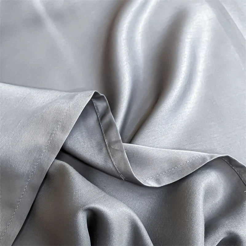 Organic Bamboo Bedding Set | Luxury Cooling Fitted & Flat Sheets, Silky Soft Pillowcase  Dream Tech Sleep