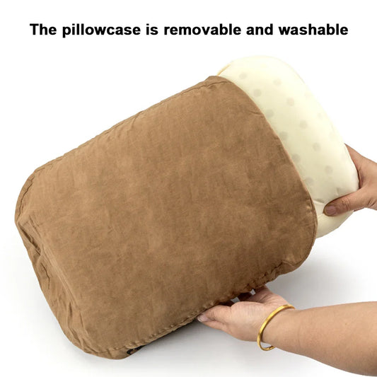 Memory Foam Cervical Pillow – Portable, Slow Rebound Travel & Camping Neck Support  Dream Tech Sleep