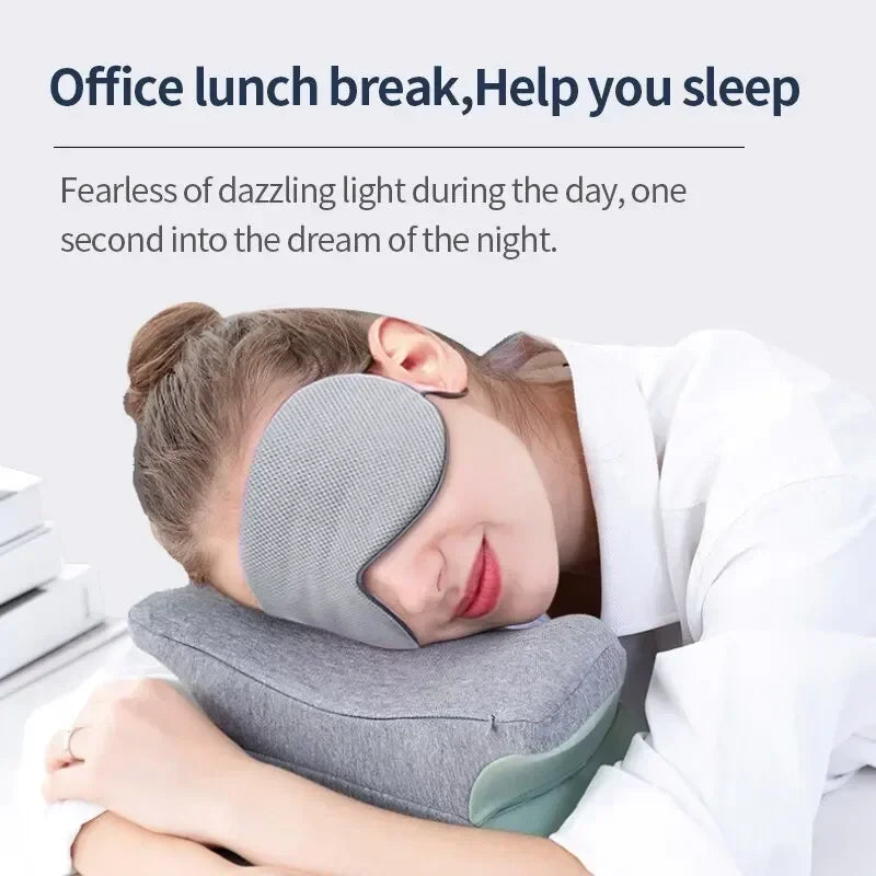 Silk Cotton Padded Eye Mask | Full Cover Light Block, Warm & Cold  Dream Tech Sleep
