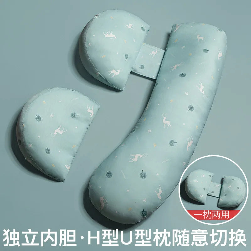 Soft U-Shaped Pregnancy Pillow | Lumbar Support & Side Sleeper Cushion  Dream Tech Sleep