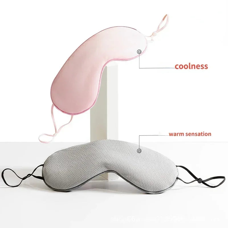 Silk Cotton Padded Eye Mask | Full Cover Light Block, Warm & Cold  Dream Tech Sleep