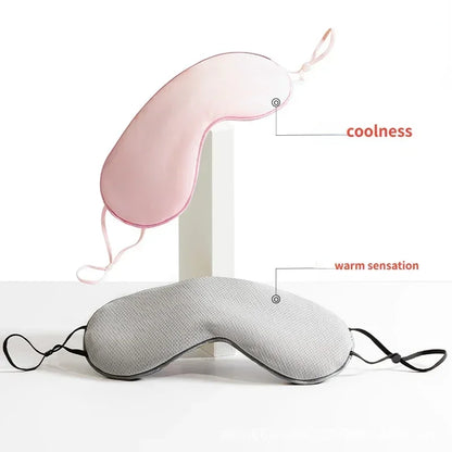 Silk Cotton Padded Eye Mask | Full Cover Light Block, Warm & Cold  Dream Tech Sleep