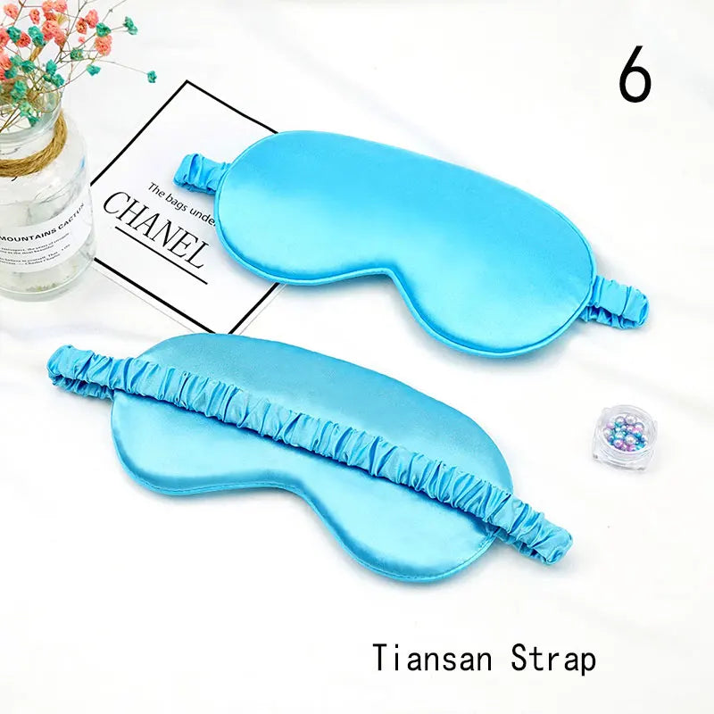 Imitated Silk Eye Mask | Breathable, Soft Comfort for Sleep & Travel  Dream Tech Sleep