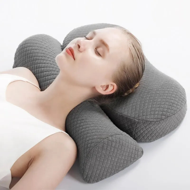 Cervical Pillow, Memory Foam Contour Pillow, Bed Pillows for Side Sleeper Ergonomic Orthopedic Sleeping Pillow  Dream Tech Sleep