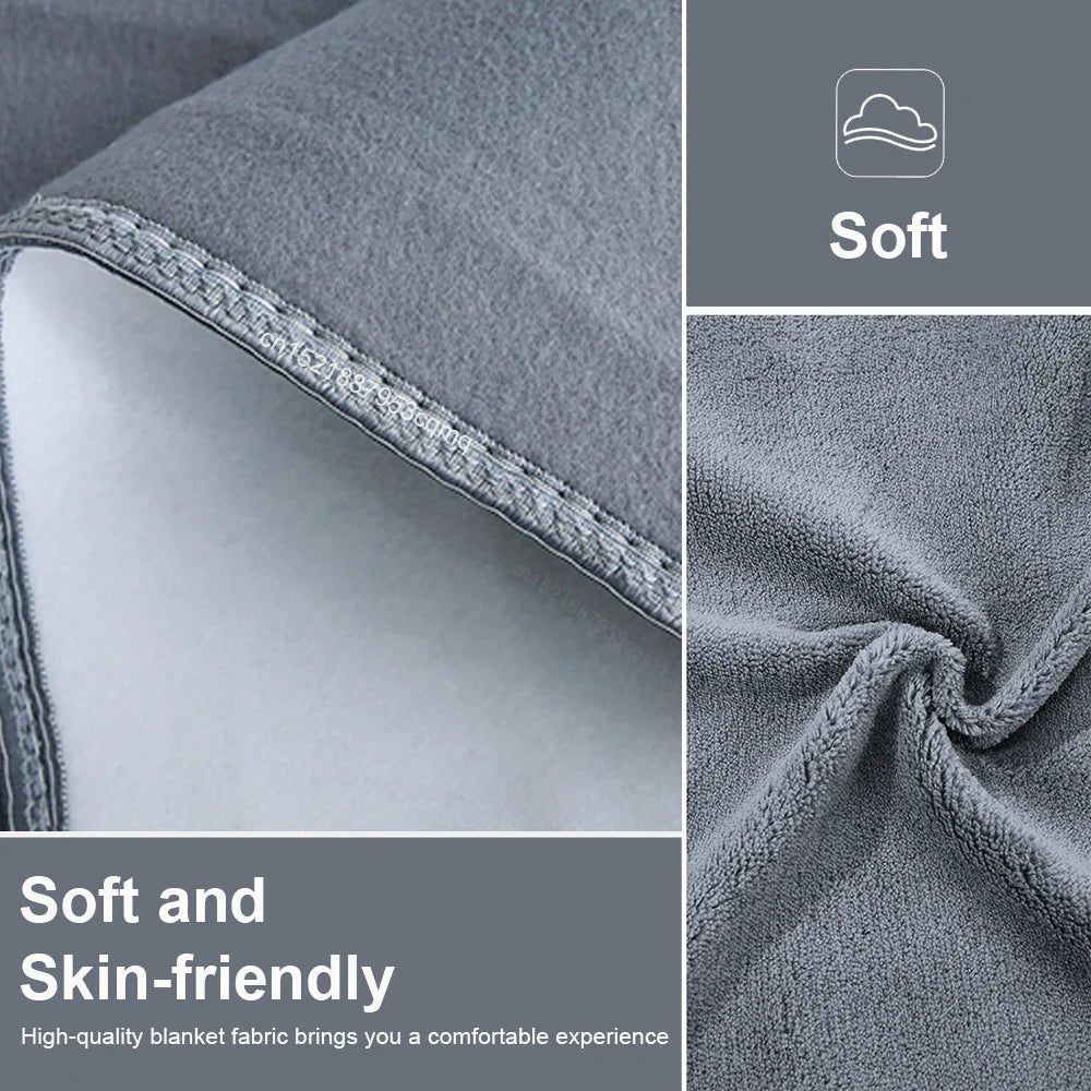 Electric Heated Blanket with Automatic Thermostat - 220V Body Warmer  Dream Tech Sleep