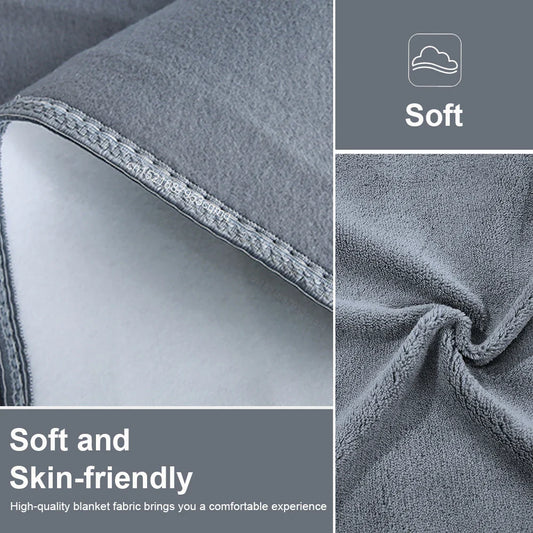 Electric Heated Blanket with Automatic Thermostat - 220V Body Warmer  Dream Tech Sleep