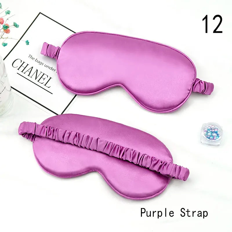 Imitated Silk Eye Mask | Breathable, Soft Comfort for Sleep & Travel  Dream Tech Sleep