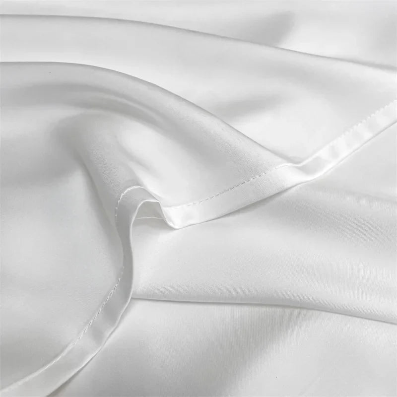 Organic Bamboo Bedding Set | Luxury Cooling Fitted & Flat Sheets, Silky Soft Pillowcase  Dream Tech Sleep