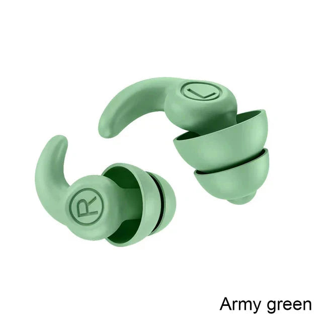 Anti Noise Silicone Earplug Sleep Noise Reduction Ear Plug Canceling Soundproof Ear Plugs Waterproof Swimming Soft Ear Protector  Dream Tech Sleep