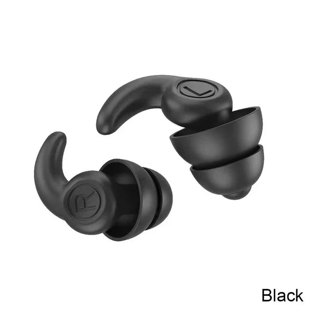 Anti Noise Silicone Earplug Sleep Noise Reduction Ear Plug Canceling Soundproof Ear Plugs Waterproof Swimming Soft Ear Protector  Dream Tech Sleep