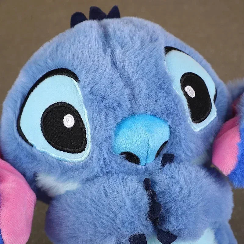 Kawaii Stitch Plush Doll Baby Sleeping Companion Sound Soothing Musical  Kawaii With Air Bag and Light Doll Breathing Toys Gifts  My Store