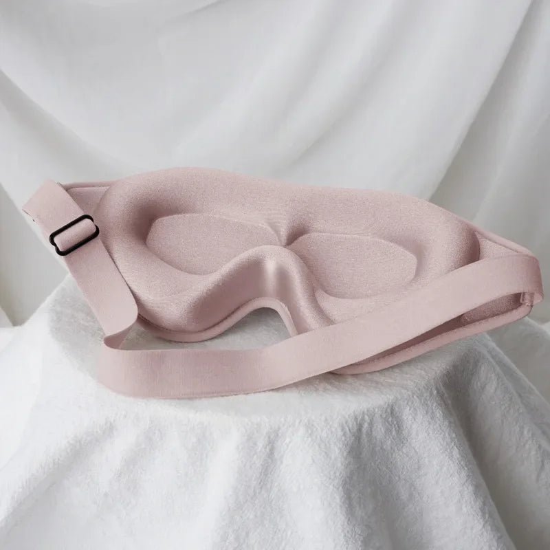 3D Sleep Mask Blindfold Sleeping Aid Eye Mask Soft Memory Foam Face Mask Eyeshade 99% Blockout Light Slaapmasker Eye Cover Patch  My Store