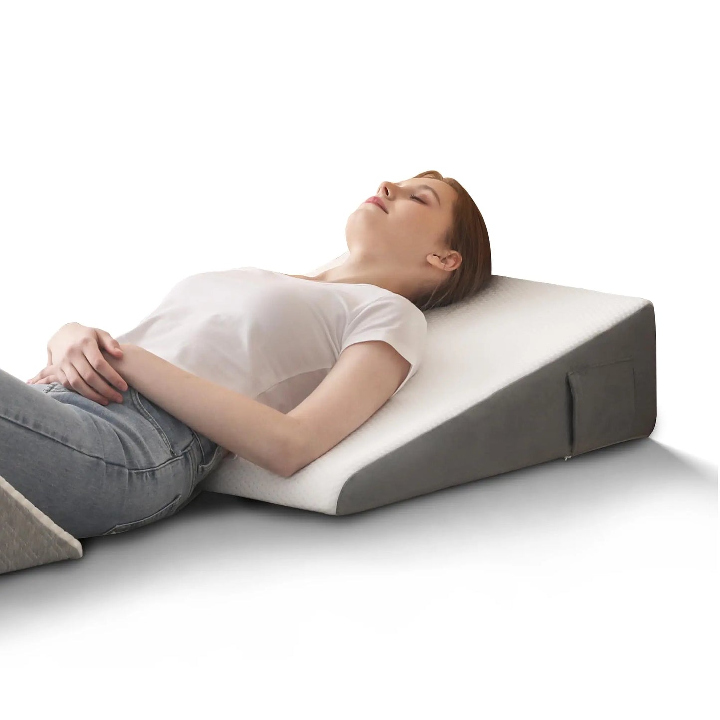 Memory Foam Wedge Pillow for Acid Reflux Relief  Dream Tech Sleep
