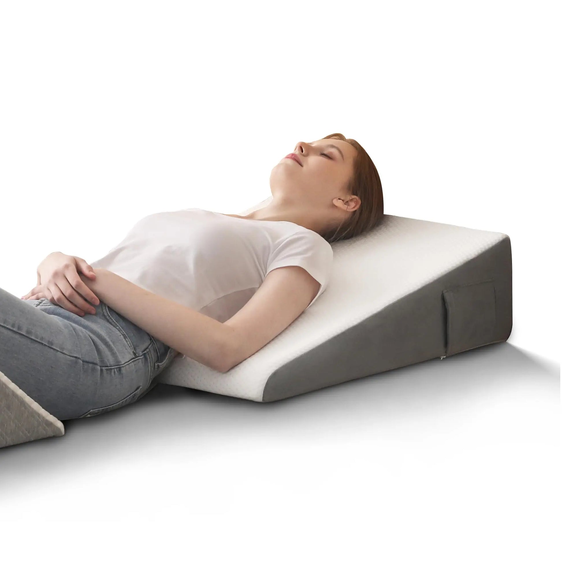 Memory Foam Wedge Pillow for Acid Reflux Relief  Dream Tech Sleep
