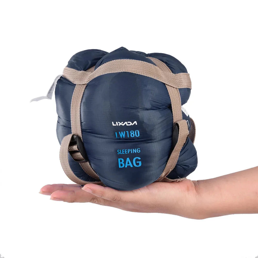 LIXADA 190*75cm Envelope Sleeping Bag Adult Camping Outdoor Mini Walking beach Sleeping Bags Ultralight Travel Bag Spring Autumn  Dream Tech Sleep