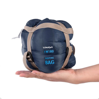 LIXADA 190*75cm Envelope Sleeping Bag Adult Camping Outdoor Mini Walking beach Sleeping Bags Ultralight Travel Bag Spring Autumn  Dream Tech Sleep