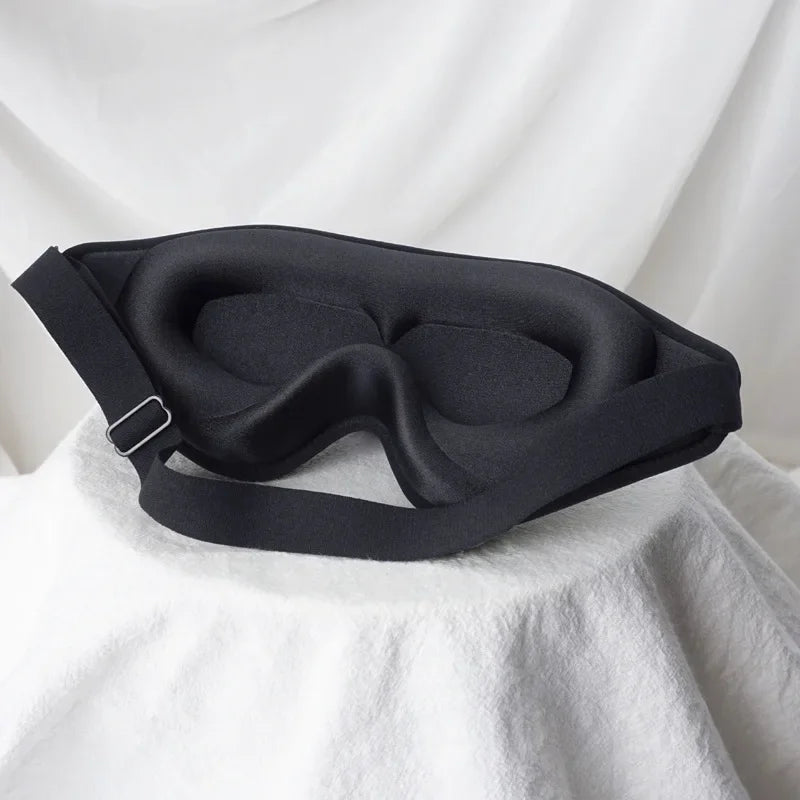 3D Sleep Mask Blindfold Sleeping Aid Eye Mask Soft Memory Foam Face Mask Eyeshade 99% Blockout Light Slaapmasker Eye Cover Patch  My Store