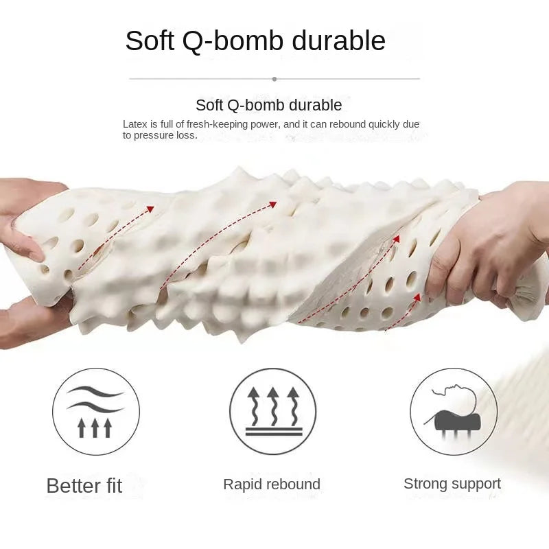 TAIHI Orthopedic Latex Pillow for Neck Pain  Dream Tech Sleep
