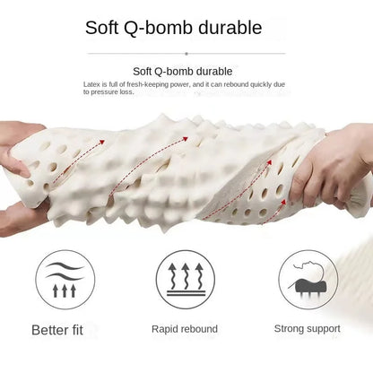 TAIHI Orthopedic Latex Pillow for Neck Pain  Dream Tech Sleep