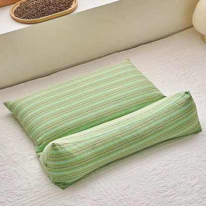 Cervical Protection Buckwheat Pillow Cotton Soft Breathable Neck Pillow Home Sleep Ergonomic Pillow Independent And Removable  My Store