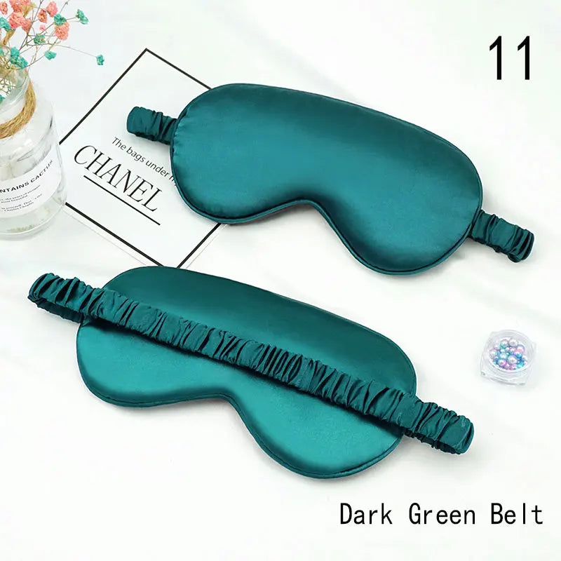 Imitated Silk Eye Mask | Breathable, Soft Comfort for Sleep & Travel  Dream Tech Sleep