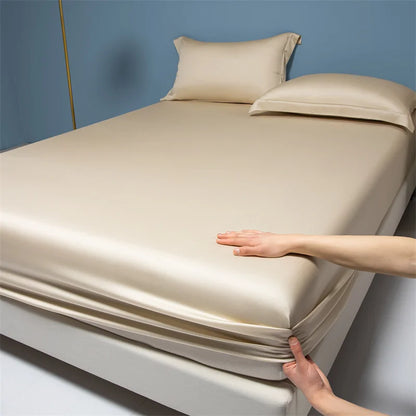Bamboo Bed Sheet Set | Luxury Organic Fitted & Flat Sheets, Pillowcase for Double, Queen, King Size  Dream Tech Sleep