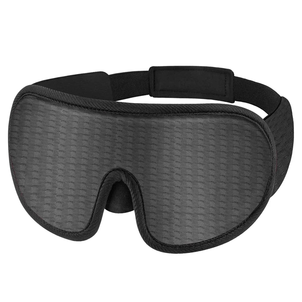 3D Sleep Mask Blindfold Sleeping Aid Eye Mask Soft Memory Foam Face Mask Eyeshade 99% Blockout Light Slaapmasker Eye Cover Patch  My Store