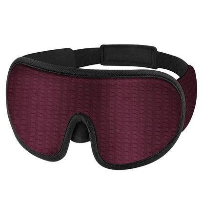 3D Sleep Mask Blindfold Sleeping Aid Eye Mask Soft Memory Foam Face Mask Eyeshade 99% Blockout Light Slaapmasker Eye Cover Patch  My Store
