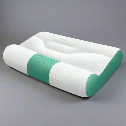 Ergonomic Goose Down Pillow with Memory Foam for Cervical Support  Dream Tech Sleep