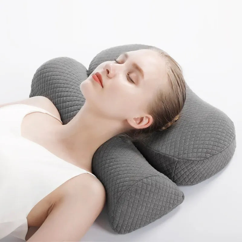 Cervical Pillow, Memory Foam Contour Pillow, Bed Pillows for Side Sleeper Ergonomic Orthopedic Sleeping Pillow  Dream Tech Sleep